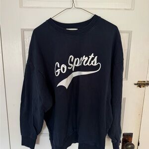 Navy Blue « Go Sports » Sweatshirt